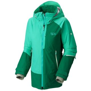 Mountain Hardwear Vanskier Dry.Q Elite Jacket   Waterproof  Insulated (For Women)   BRIGHT EMERALD/ATLANTIS (M )