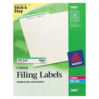 Avery Laser/Inkjet Self Adhesive Filing Labels   1500 Per Box