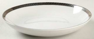 Sone Platinum Coupe Soup Bowl, Fine China Dinnerware   White Background    Plati