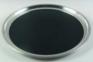 Crescent Silverware Csw1 (Silverplate, Hollowware) 16 Round Lucite Tray with Pl
