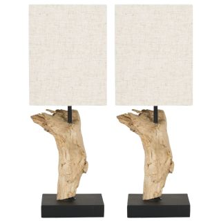 Safavieh Uragon Bleached Wood Root Table Lamps (set Of 2)