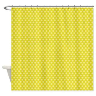  Small Yellow Dots Shower Curtain  Use code FREECART at Checkout