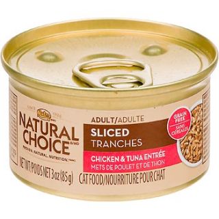 Nutro Natural Choice Sliced Chicken & Tuna Entree Canned Adult Cat Food, Case of 24