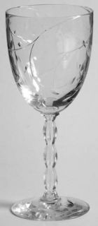 Fostoria Ivy Sherry Glass   Stem #6012, Cut #745