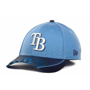 Tampa Bay Rays New Era MLB Hybrid Hex 39THIRTY Cap