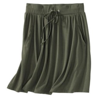Merona Petites Front Pocket Knit Skirt   Green SP