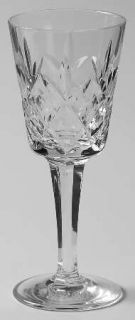 Royal Doulton Angelique Cordial Glass   Clear, Dots & Criss Cross, No Trim