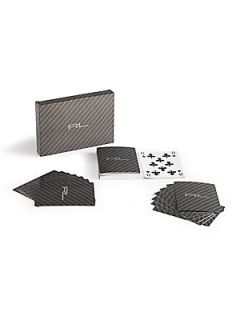 Ralph Lauren Bond Carbon Fiber Playing Cards, Set of 2   No Color