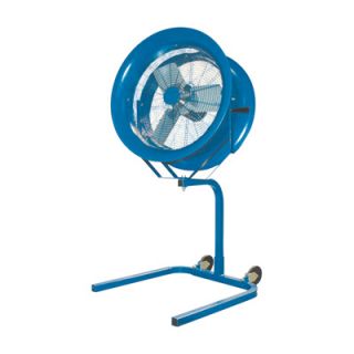 Patterson Portable Fan   22in. Dia., 1/2 HP, Model# H22A + PS BLUE