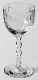 Fostoria Regency Clear Cordial Glass   Stem #6012, Cut #744