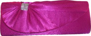 Womens Coloriffics HB270   Purple Satin Minaudiere Clutches