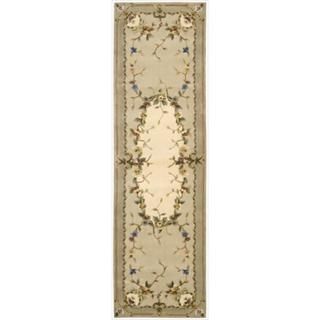Nourison Hand tufted Versailles Palace Floral Ivory Rug (23 X 8) Runner
