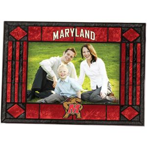Maryland Terrapins Art Glass Picture Frame