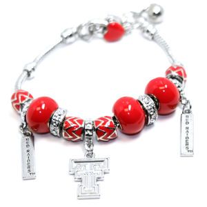 Texas Tech Red Raiders Beaded Bracelet