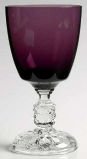 Fostoria American Lady Amethyst (Stem#5056) Water Goblet   Stem #5056, Purple  B