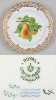 Royal Copenhagen Flora Danica (1790 1960) 9 Pierced Luncheon Plate/Fruit Stand 