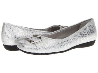 Trotters Sizzle Signature Womens Flat Shoes (Silver)