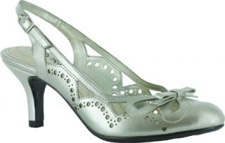 Womens Easy Street Khanni   Champagne Patent Polyurethane Ornamented Shoes