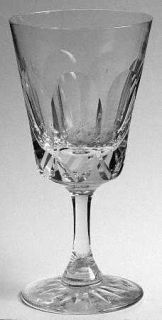 Tudor Frobisher Wine Glass   Cut, Plain Base