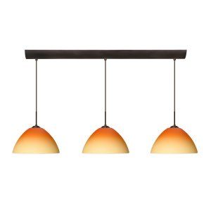 Besa Lighting BEL 3JV 4201OP BR Tessa Pendant