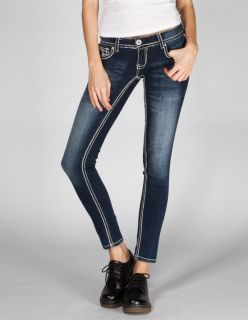 Arrow Stitch Womens Skinny Jeans Dark Blast In Sizes 11, 0, 5, 3