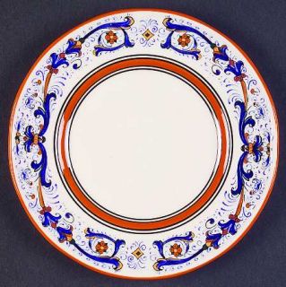 Dudson Hacienda Bread & Butter Plate, Fine China Dinnerware   Sonata, Blue&Musta