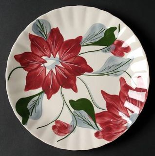 Blue Ridge Southern Pottery Poinsettia (Colonial) Salad Plate, Fine China Dinner