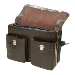 Bond Street Ltd Large Executive Leather Computer Briefcase   Brown   769134BRN