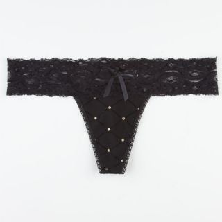 Early Winter Thong Black In Sizes Medium, Large, Small For Women 226469100