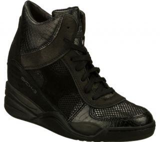 Womens Skechers SKCH Plus 3 Superblast   Black/Black Casual Shoes