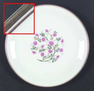 Noritake Mystery #188 Dinner Plate, Fine China Dinnerware   Pink Flowers, Green