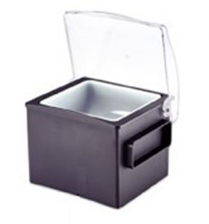 Browne Foodservice Single Compartment Condiment Holder, 7.75x7x6 in