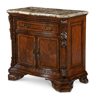 A R T Furniture Inc A.R.T. Furniture Old World Stone Top 2 Door 1 Drawer