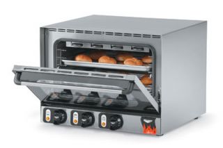 Vollrath Countertop Convection Oven   4 Wire Shelves, Cool Touch Doors, Stainless 230v