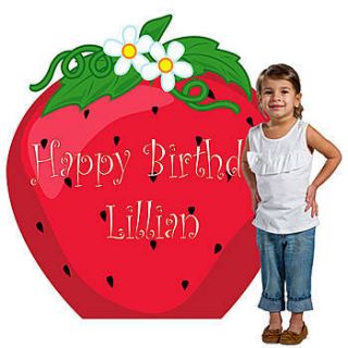 Strawberry Birthday Standee