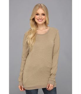 Volcom Glimmery Crew Womens Long Sleeve Pullover (Beige)