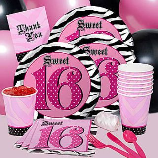 Super Stylish Sweet 16 Basic Party Pack