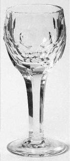 Waterford Clara Cordial Glass   Clear, Cut Panels, Multisided Stem