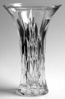 Gorham Mirage Flower Vase   Clear,Cut Vertical Design,No Trim