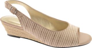 Womens David Tate Sunny   Beige Fabric Casual Shoes