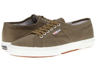 Superga 2750 LINU Lace up casual Shoes (Olive)