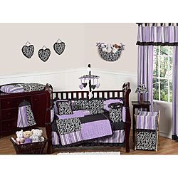 Sweet Jojo Designs Kaylee 9 piece Crib Bedding Set