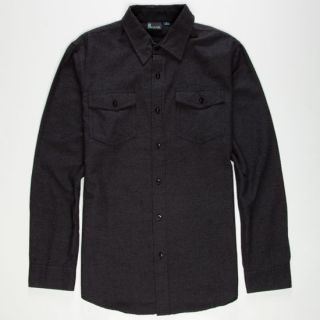 Camden Mens Flannel Shirt Black In Sizes X Large, Xx Large, Small, M