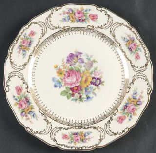 Rosenthal   Continental QueenS Bouquet Luncheon Plate, Fine China Dinnerware  