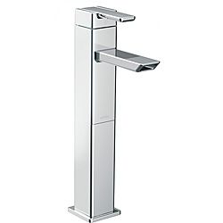 Moen S6711 90 Degree One handle Chrome High Arc Vessel Bathroom Faucet