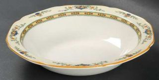 Crown Ducal A1476 (Round/Scalloped) Soup/Cereal Bowl, Fine China Dinnerware   Fr