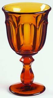 Imperial Glass Ohio Old Williamsburg Amber Wine Glass   Stem #341, Amber