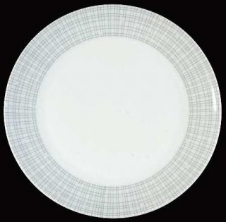 Arzberg Filigran Salad Plate, Fine China Dinnerware   Form 2025, Gray Criss Cros