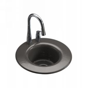 Kohler K 6490 3 58 Cordial Cordial Self Rimming Entertainment Sink with 3 Hole D