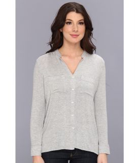 Soft Joie Fowler 6016 27559 Womens Long Sleeve Button Up (Gray)